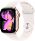 GPS Smartwatch 42mm Rose Gold Aluminum Case Sport Band Wearable Device