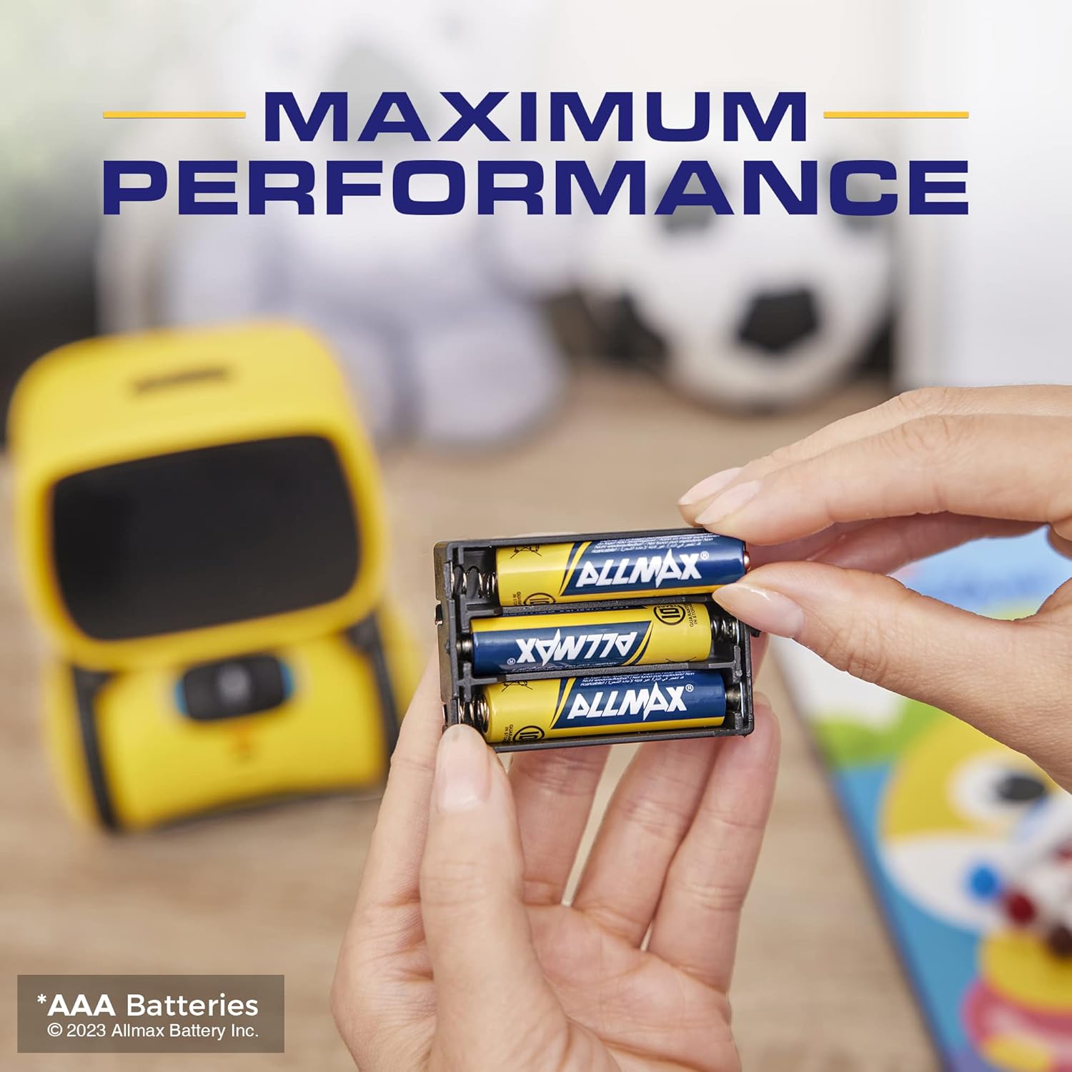 Allmax AAA Maximum Power Alkaline Batteries (12 Count) – 1.5V | Triple A • 10-Year Shelf Life • Leakproof Design • Ultra Long-Lasting • Maximum Performance